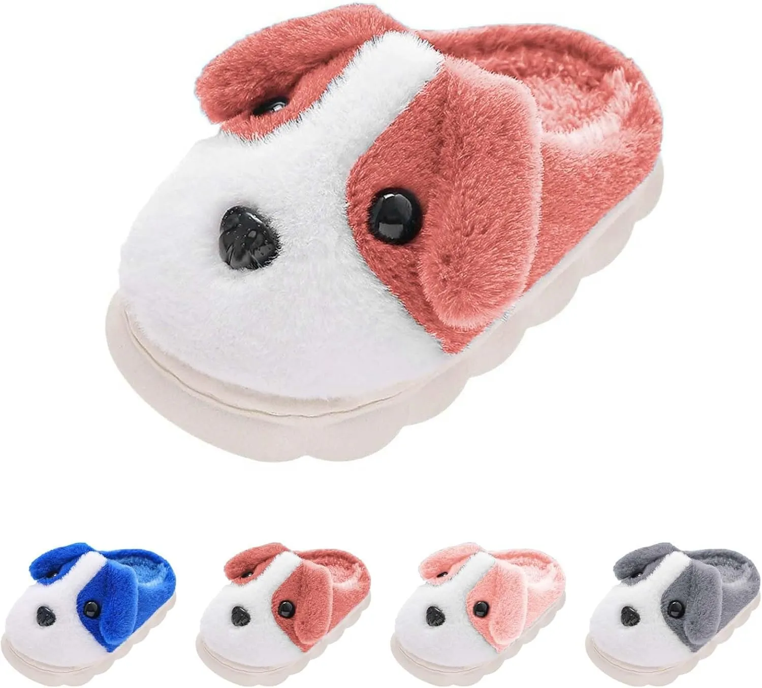 Bunny Slippers Children Boys Girls Winter Slippers Anti Slip Indoor Shoes Big Kids Little Girls Sequin Slippers