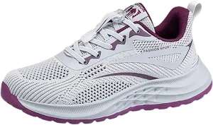 Casual White Sneakers for Women Arch Support Comfy Walking Shoes for Women Dressy Black Non Slip Shoes for Women Size 5 Gym Shoes for Women Workout Size 12 Tenis Antideslizantes para Mujer