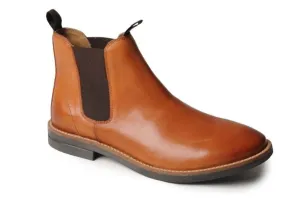 Catesby Mens Stokes Leather Twin Gusset Ankle Boot