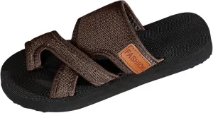 Cathale Mesh Slide Sandals for Women Hollow Mesh Slide Sandals Comfortable Orthopedic Arch Support Mesh Sandals for Women