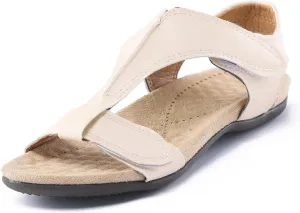 Cathalem Sandals for Women 2024 Arch Support Flat Sandals Comfy Orthotic Sandals Womens Flat Arch Casual Beach Sandals