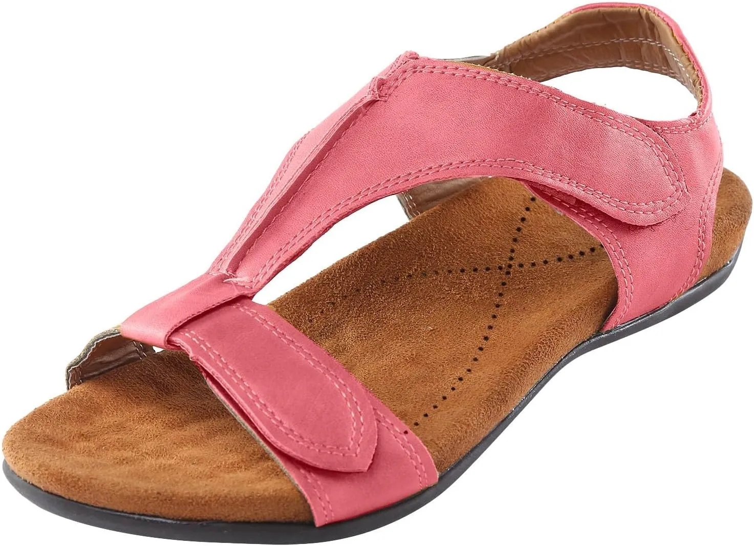 Cathalem Sandals for Women 2024,Womens Arch Support Flat Sandals Walking Sandals Women Comfort Flat Arch Casual Beach Sandals