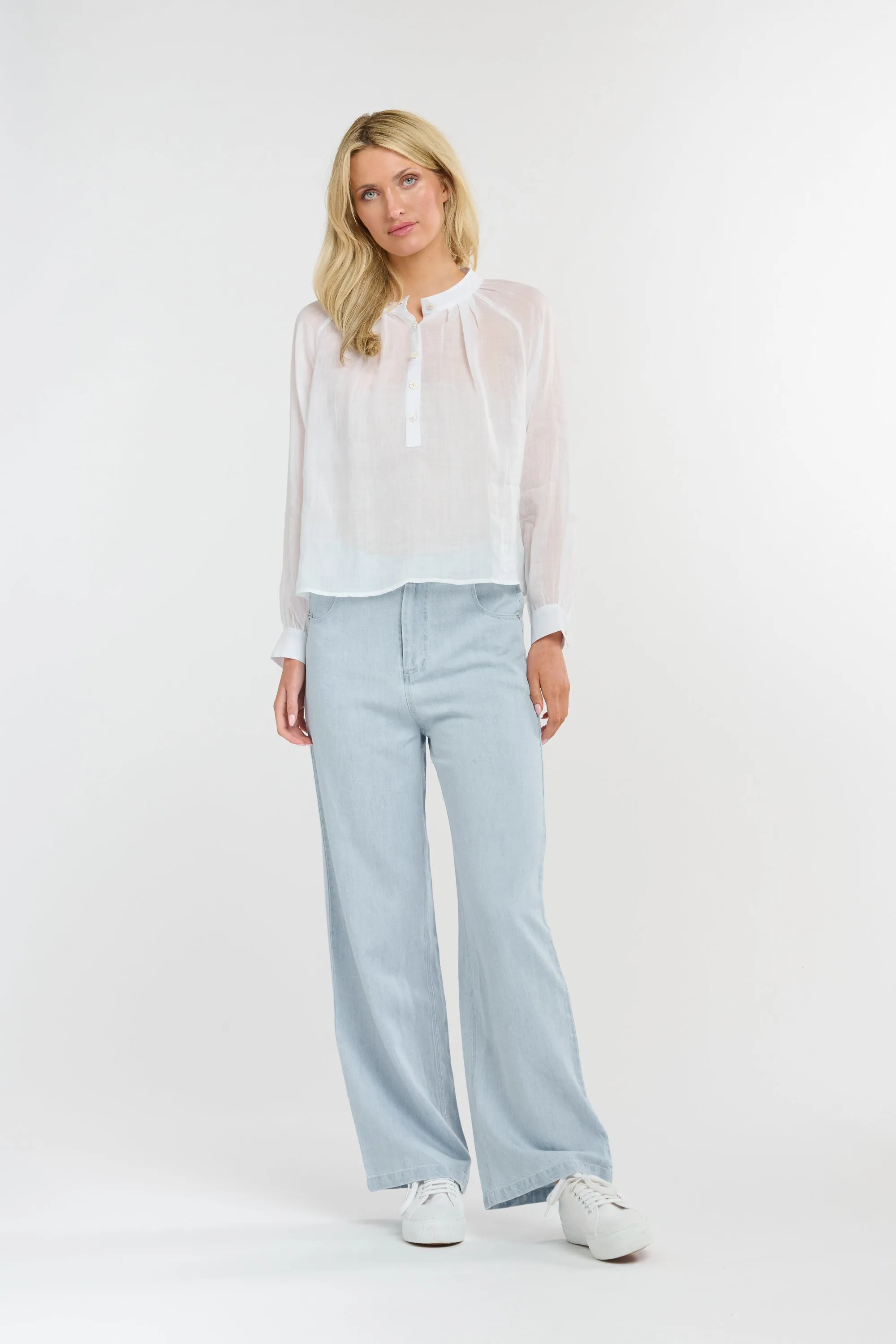 Celeste Tencel Pants - Ice Blue