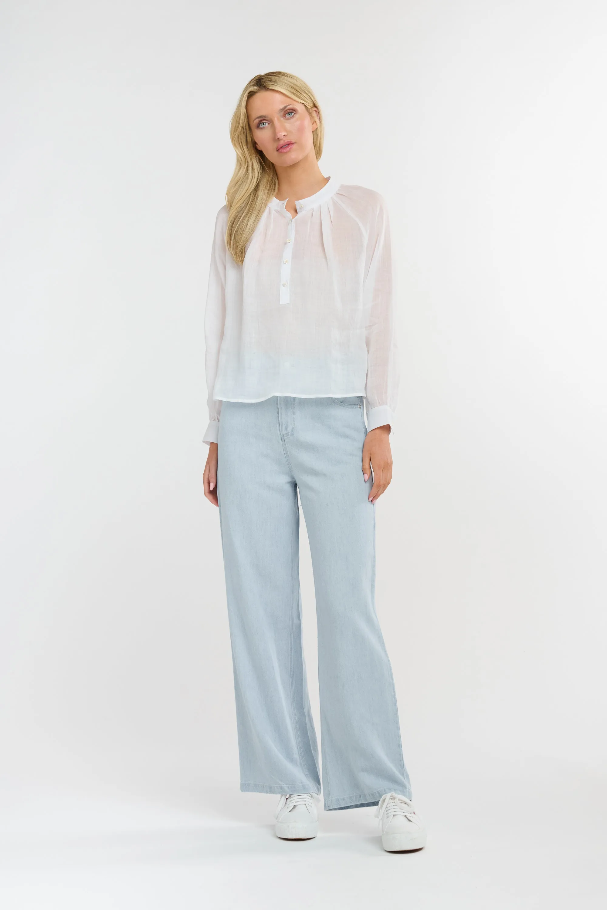 Celeste Tencel Pants - Ice Blue
