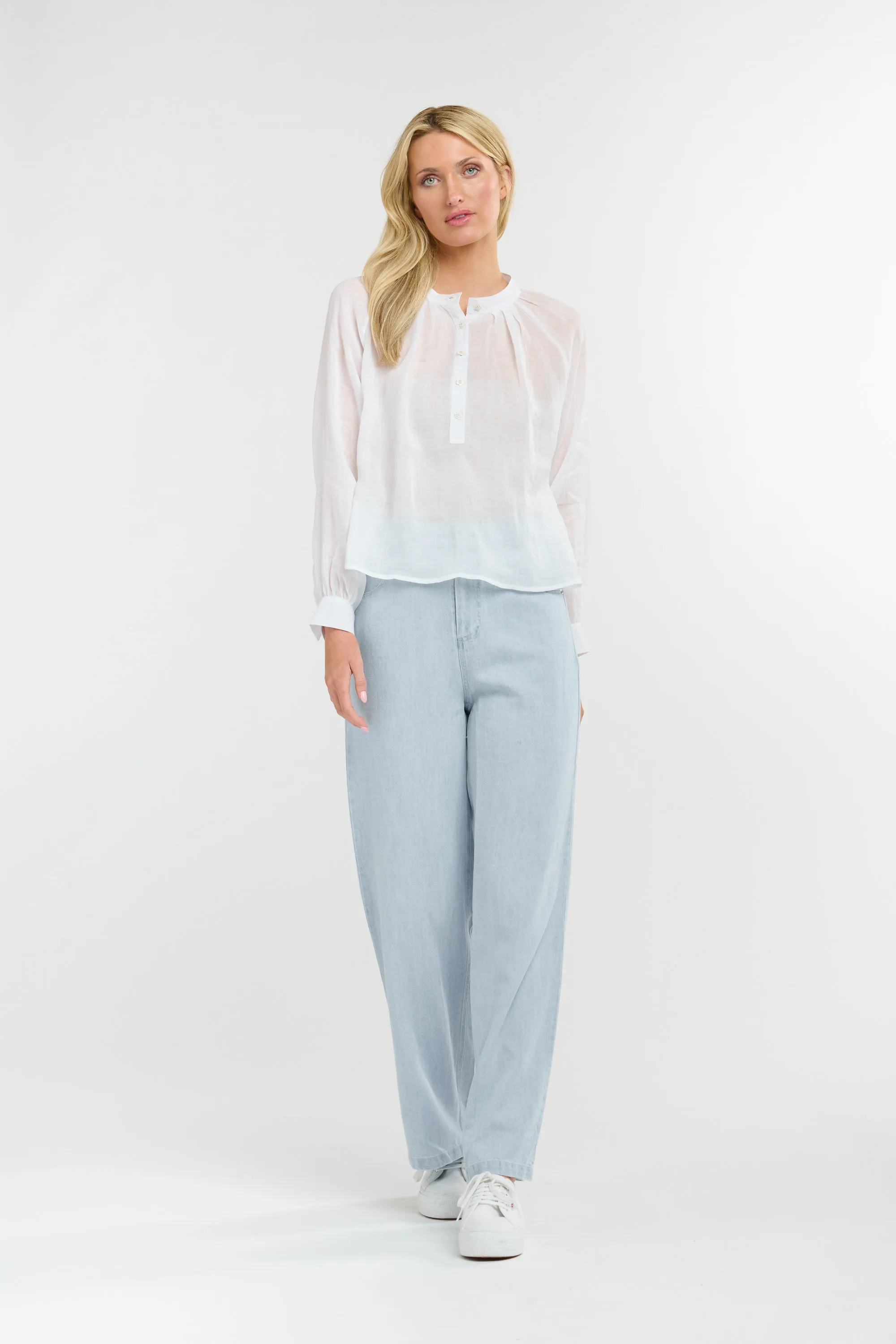 Celeste Tencel Pants - Ice Blue