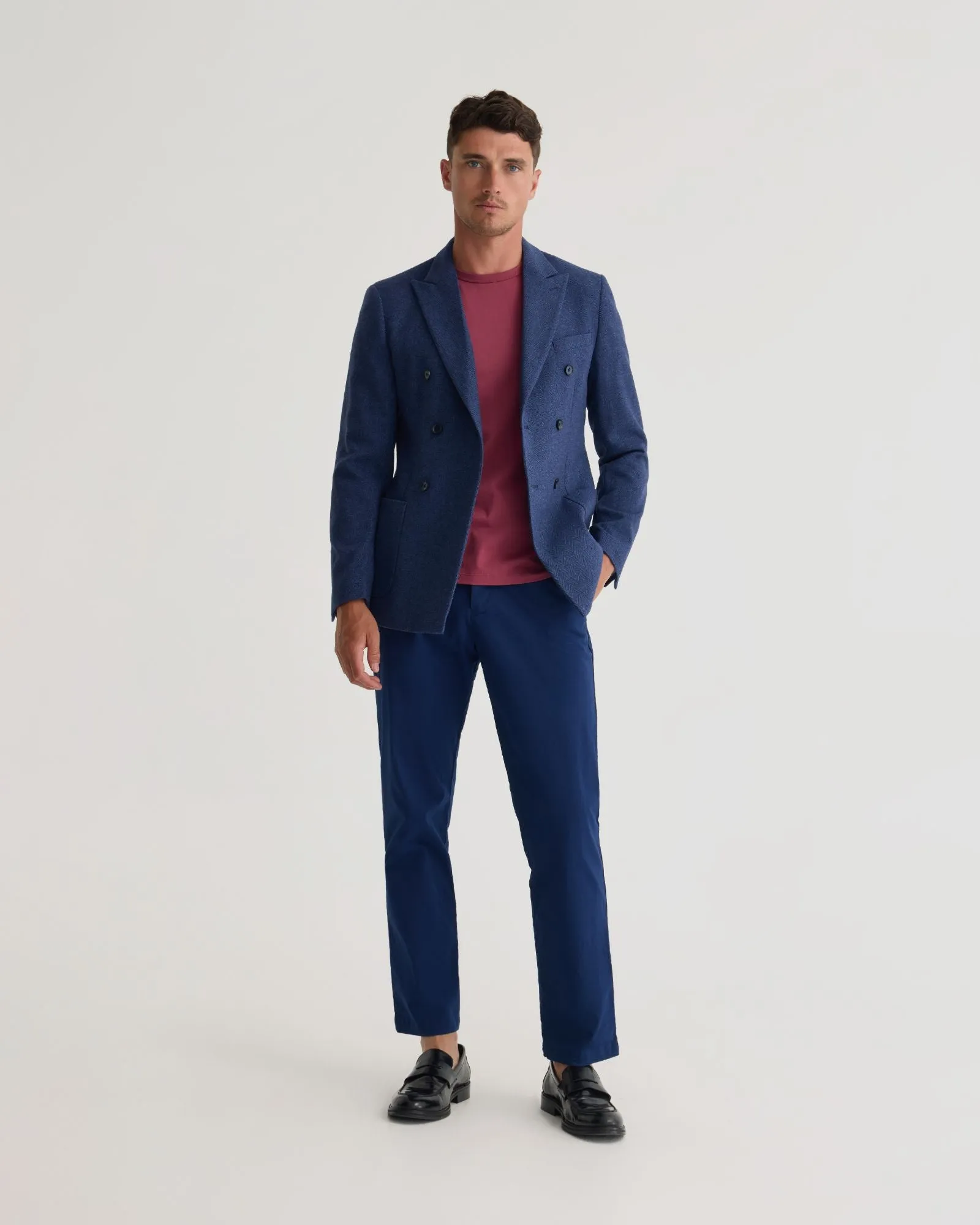 Chester Herringbone Wool Blzer