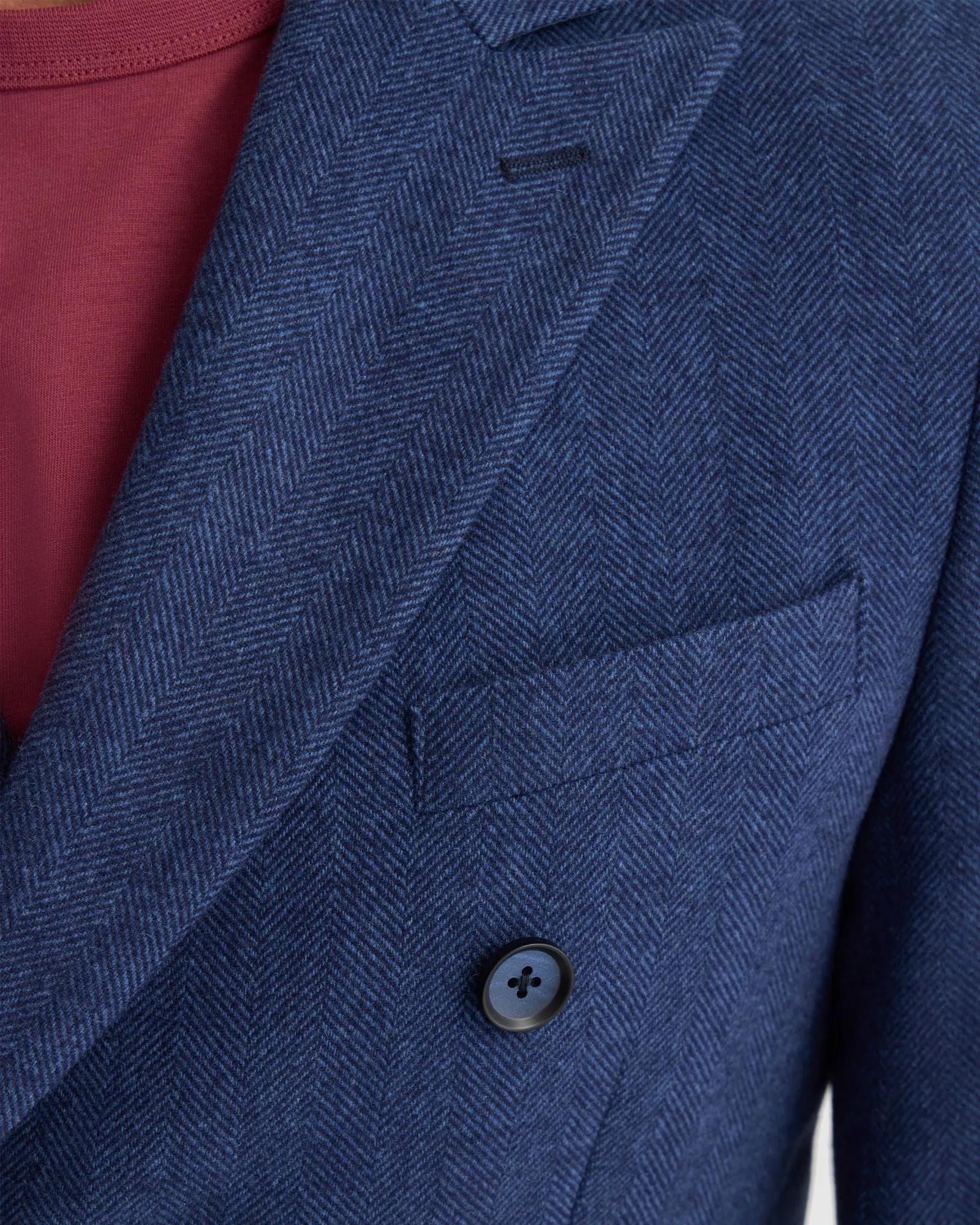 Chester Herringbone Wool Blzer