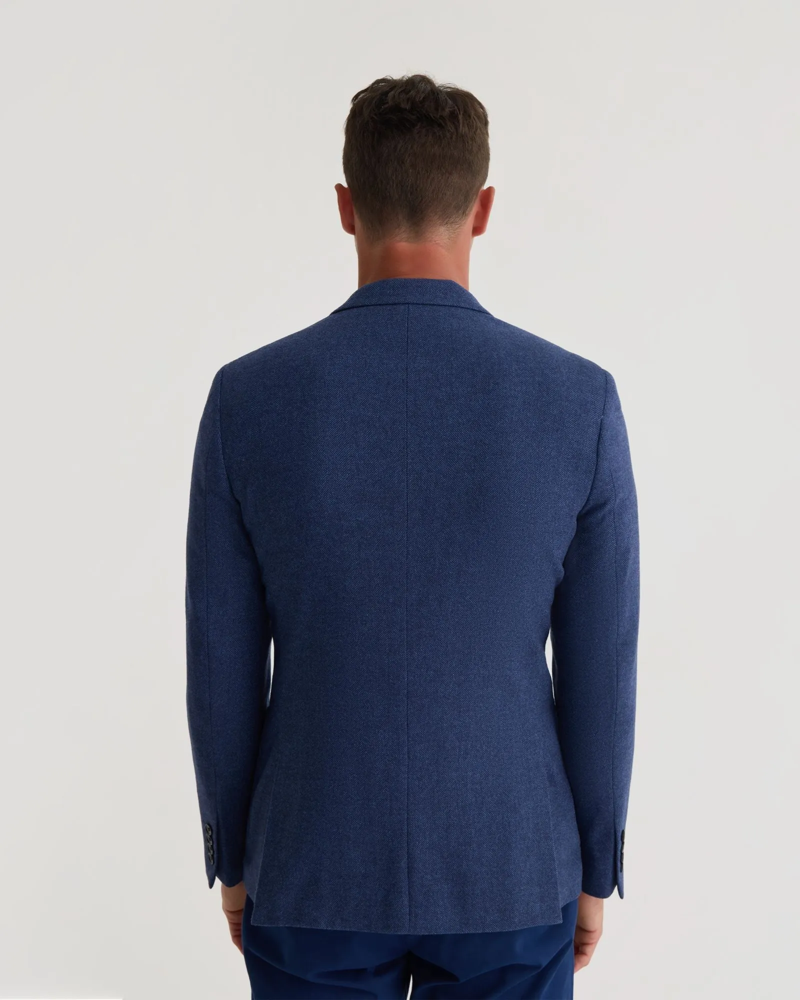 Chester Herringbone Wool Blzer