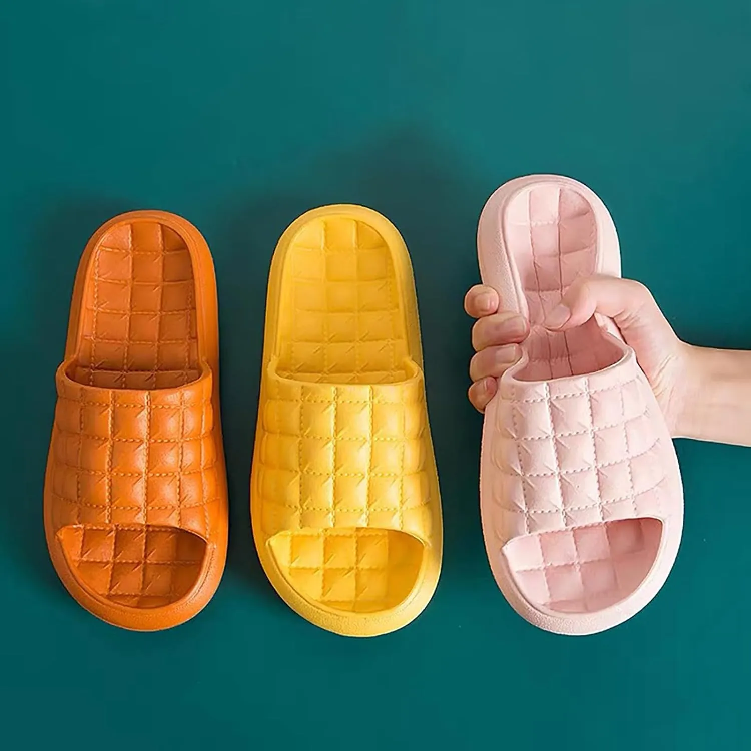 Cloud Slides Shower Shoes with Drainage Holes House Slippers Eva Anti-Slip Indoor & Outdoor Kids Slippers
