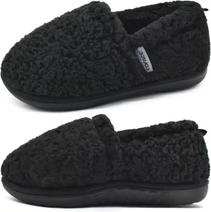 COFACE Womens Slippers Fuzzy Memory Foam Soft Plush Sherpa Fleece Lining Slippers For Women With Cozy Cushion Ladies Lightweight Warm Slippers