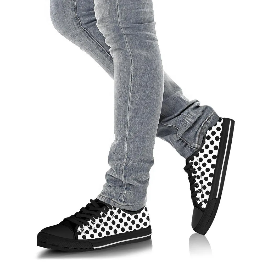 Custom Sneakers-Black and White Series 113