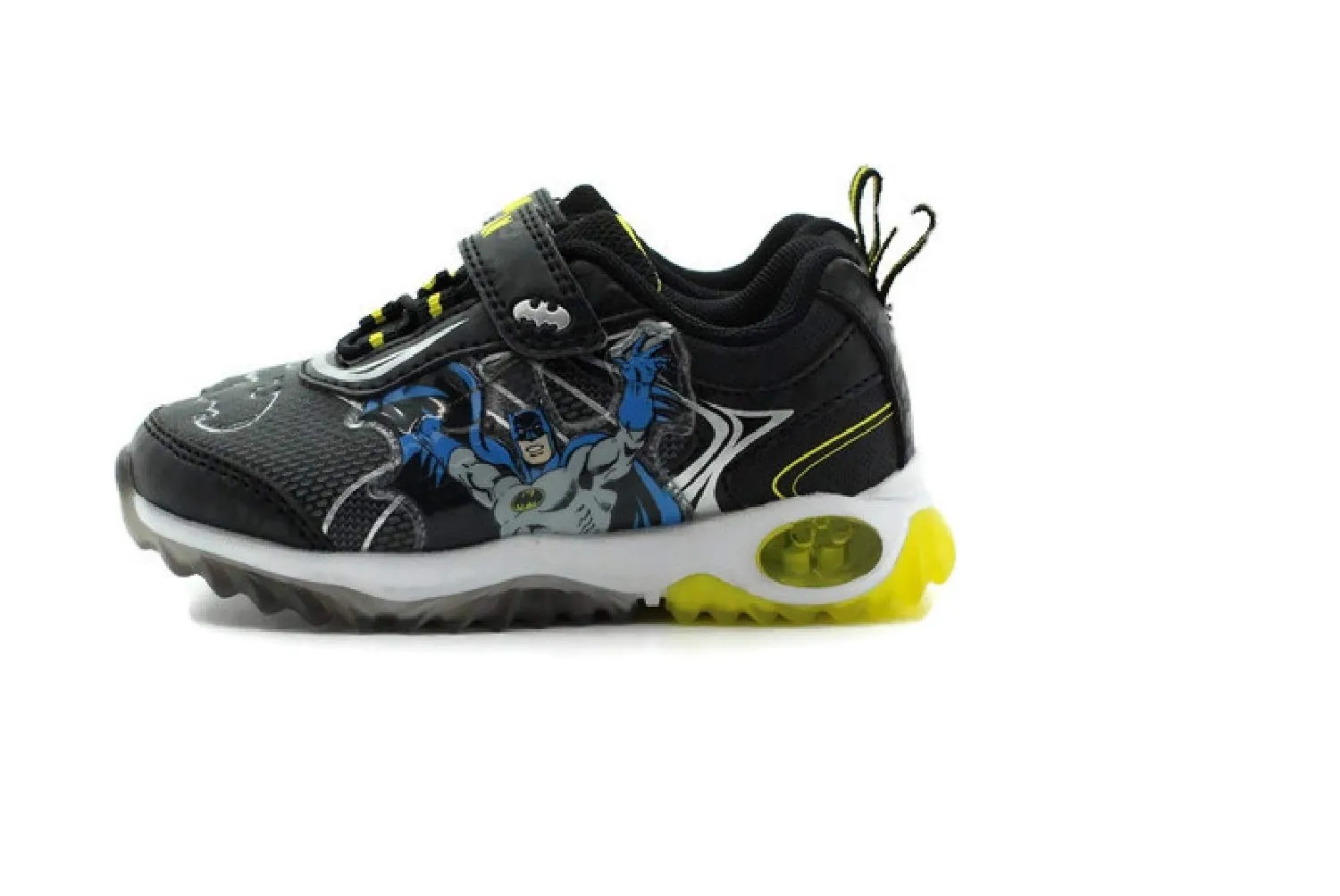 DC Comics Batman Boys Lighted Athletic Sneaker, Toddler/Little Kid