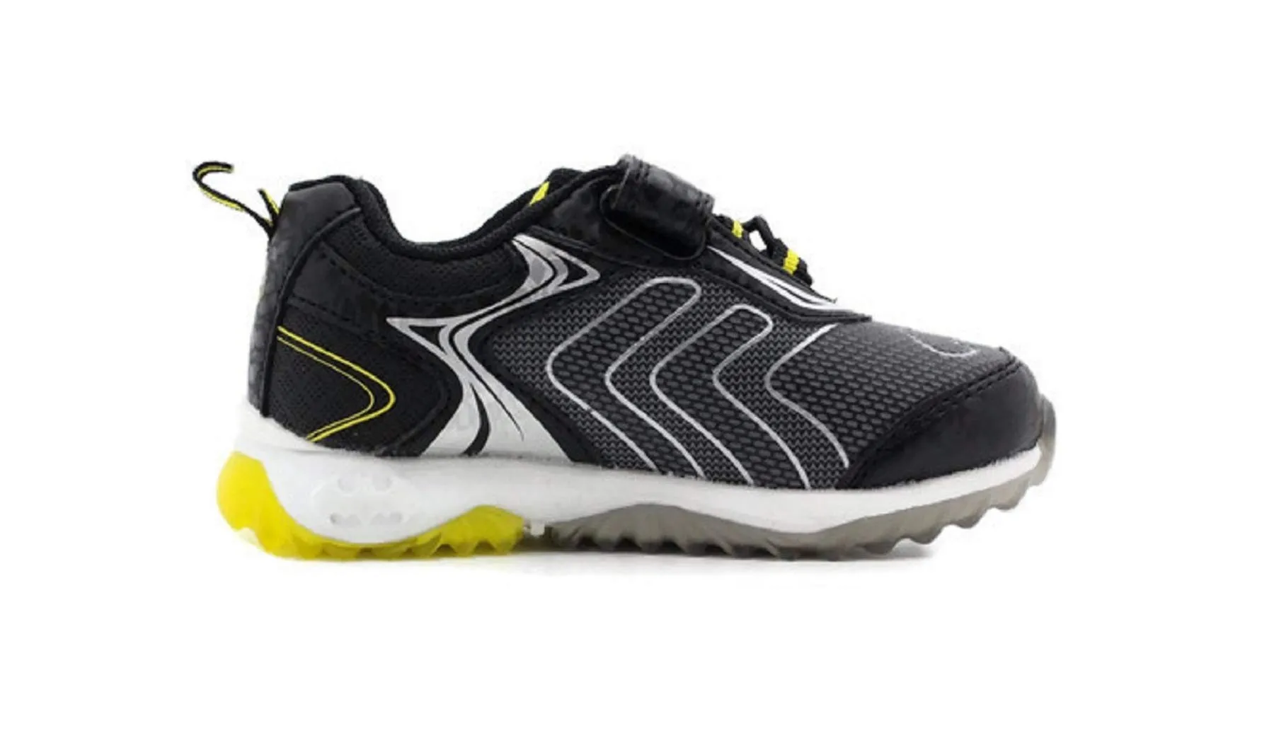 DC Comics Batman Boys Lighted Athletic Sneaker, Toddler/Little Kid