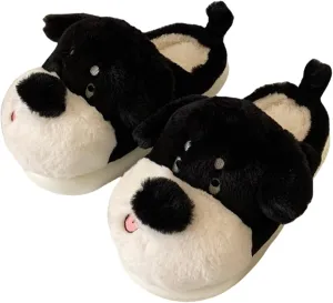 Dog Slippers - Women's Cute Plush Home Warm Winter Indoor Slippers