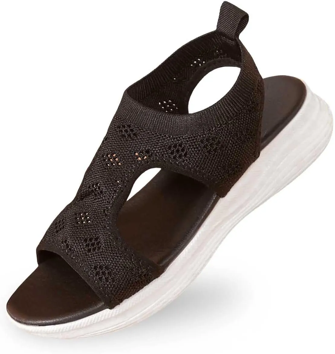 Dress Sandals For Women Sparkly Summer Shoes Women With Back Strap Fashion Gladiator Flat Sandals