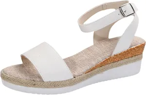 Flat Sandals for Women Open Toe Flatform Wedge Casual Sandal Dress Sandals Womens Low Wedges Platform Sandals