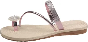 Flat Sandals Women's Cross Strappy Sandals Womens Summer Sandals Non Slip on Casual Summer Beach Shoes