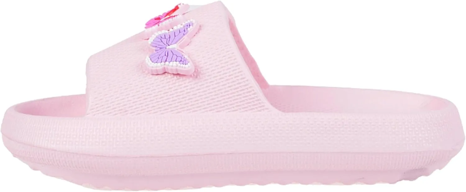 Foamwalk Girls' Slide Sandals ?C Kids Platform Slippers, Comfy Slipper Slide Sandals for Girls (Little Kid/Big Kid)