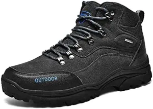 Footwear Autumn and Winter New Sports Shoes, Large Size Men's Shoes, Hiking Shoes, Outdoor Sports Used to Hike or Climb Outdoors (Color : Grey, Size : 10.5)