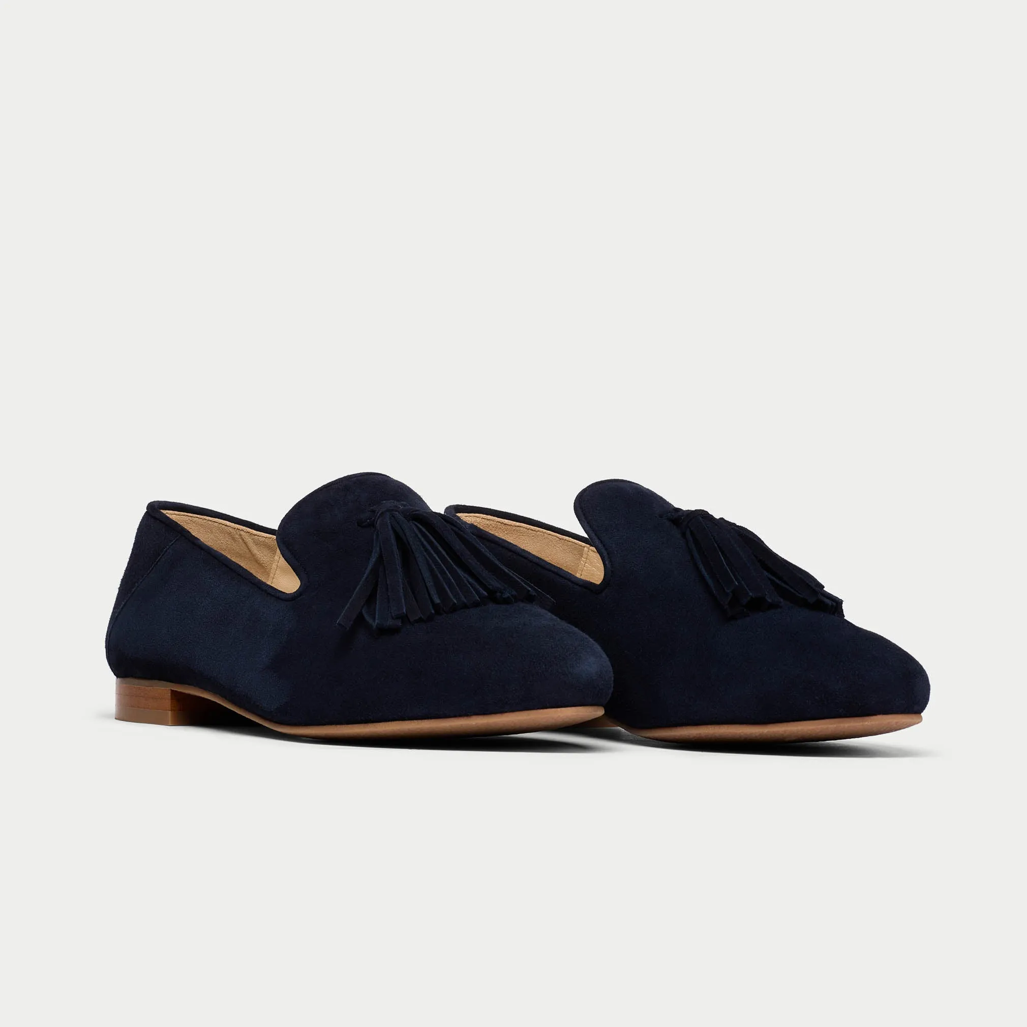 Freya - Deep Navy suede