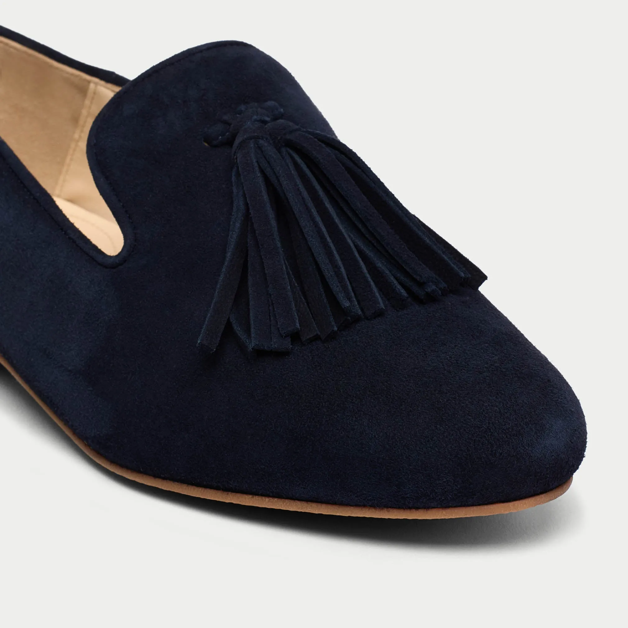 Freya - Deep Navy suede