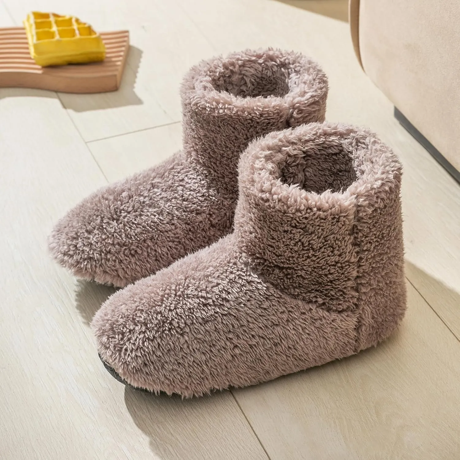 Giltpeak Boot Slippers for Women Indoor, Slipper Socks for Women, House Booties, Cozy Warm Lined Slippers for Non-Slip Indoor Slippers