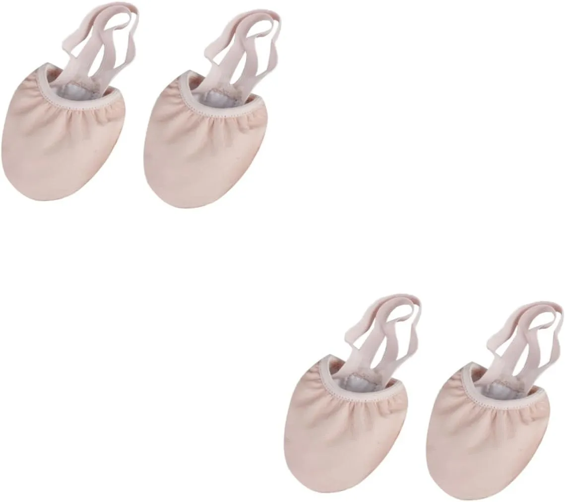 GLEAVI 2 Pairs Lyric Shoe Half Jazz Shoes Flats for Women Yoga Shoes Dancing Ballet Slippers Women Shoes Flats Womens Shoes Ballet Shoes Dance Shoes Cat Claw Shoes Set of