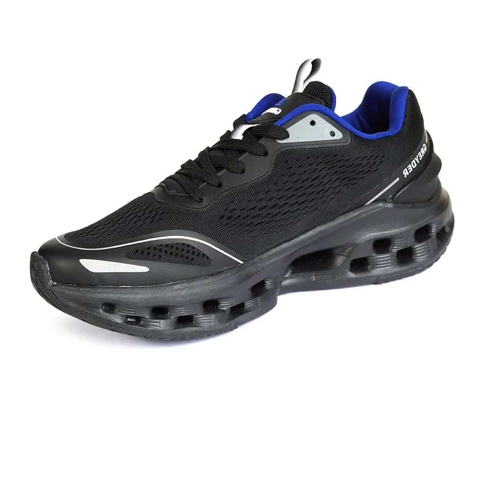 Greyder Men's Runner Mesh Sneakers In Black