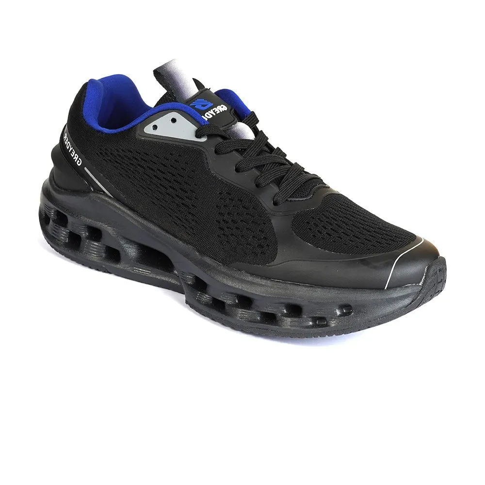 Greyder Men's Runner Mesh Sneakers In Black