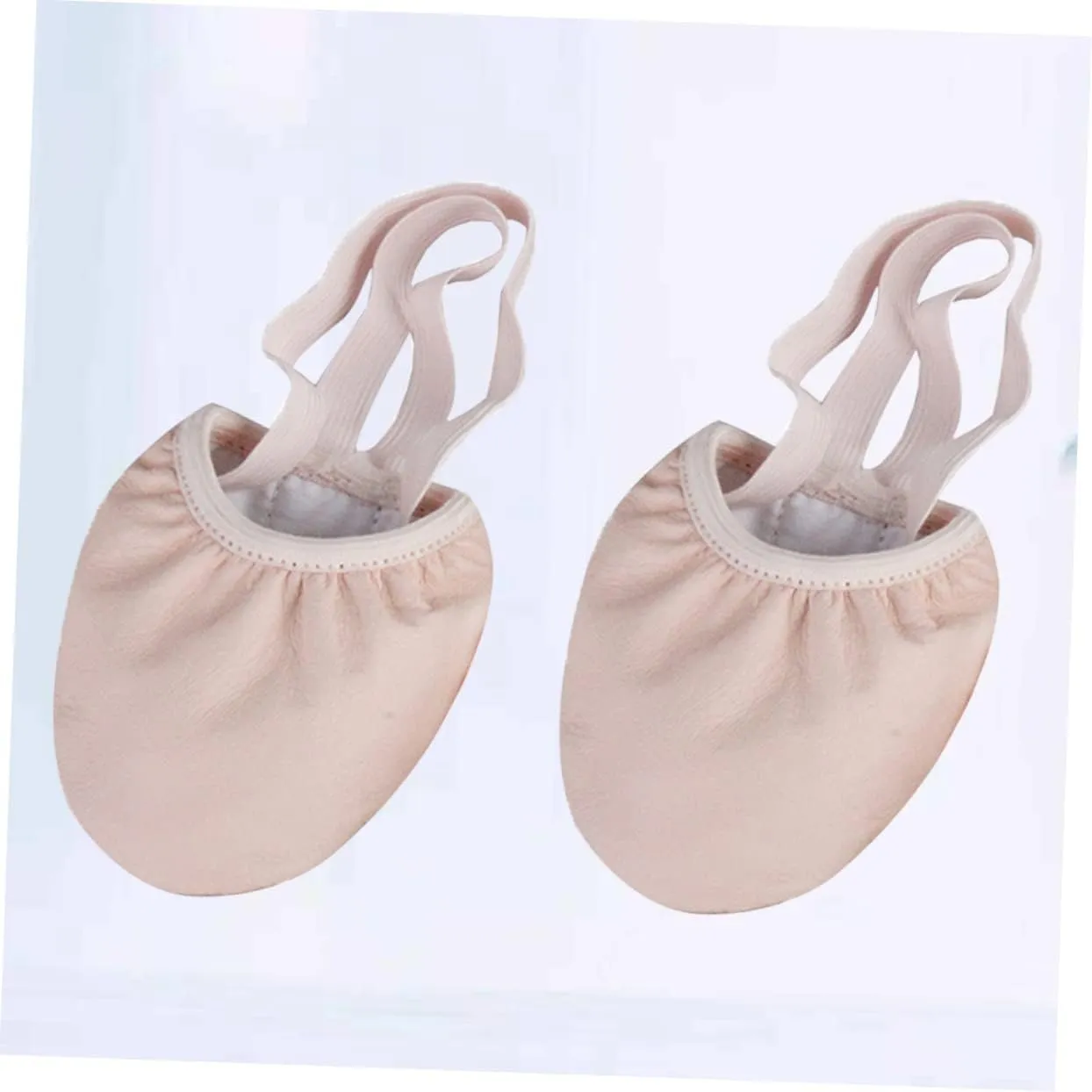 Half Sole Dance Shoes Ballet Toe Shoes Elastic Band Comfortable for Yoga Folk Dance Ballroom Jazz Toe Protection Breathable Size 36