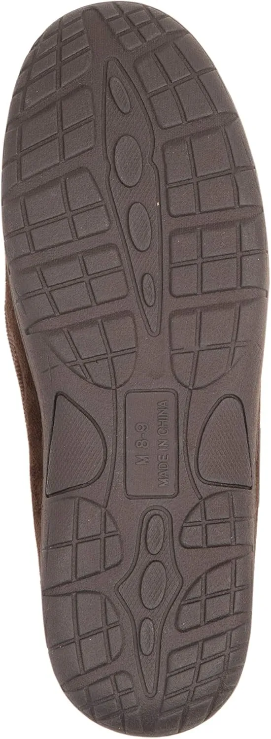 Hanes Boys' Comfortsoft Knit Venetian Indoor/Outdoor Moccasin Slipper