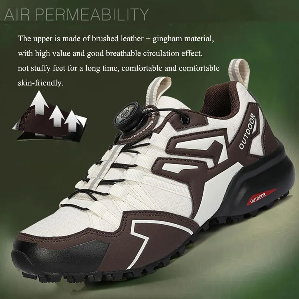 Hike Balance Shoes Men, Orthopedic Shoes, Hiking Shoe for Outdoor, Breathable Non-Slip Wide Toe Box Climbing Boots