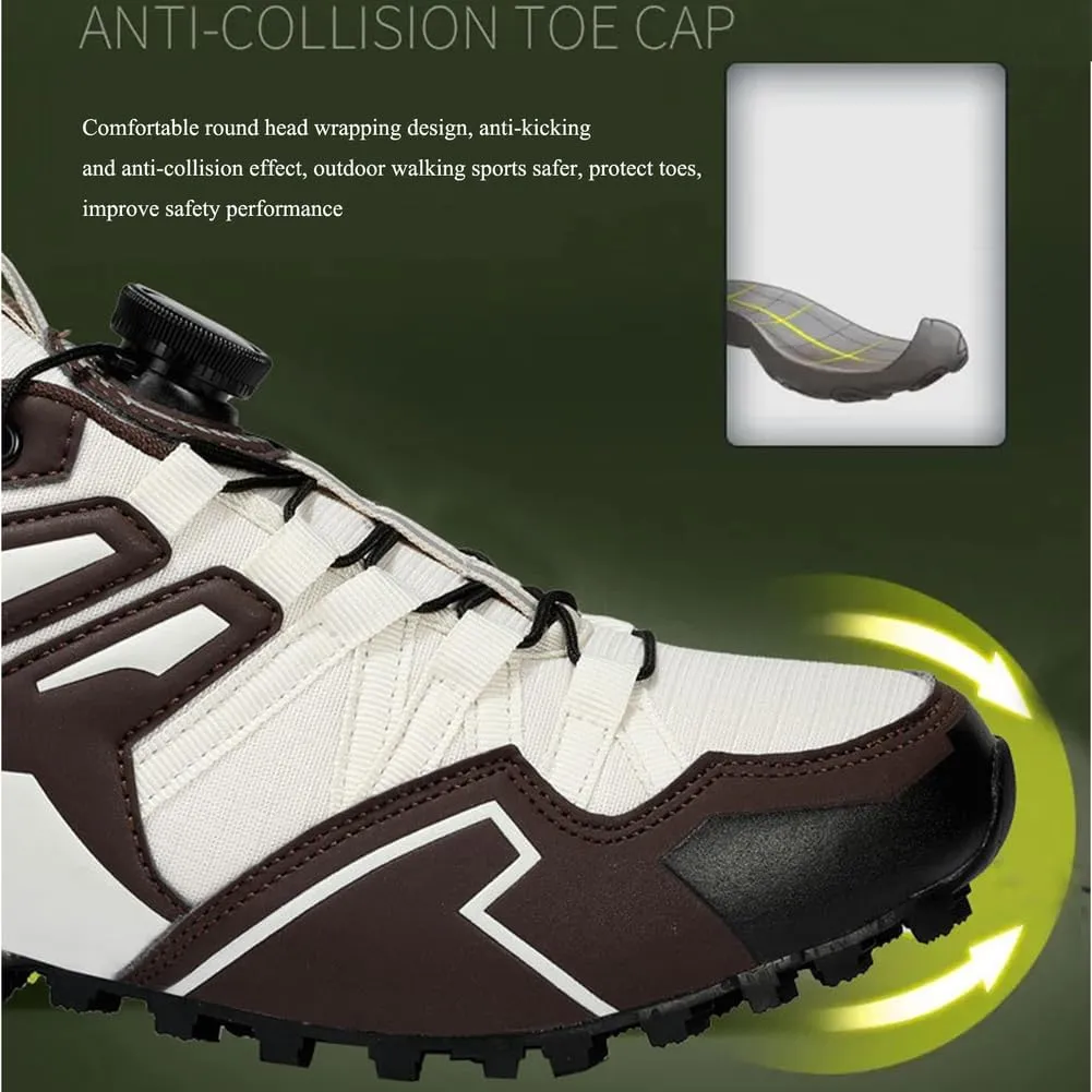 Hike Balance Shoes Men, Orthopedic Shoes, Hiking Shoe for Outdoor, Breathable Non-Slip Wide Toe Box Climbing Boots