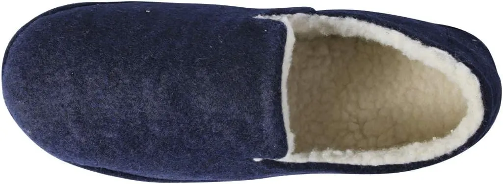 Home Slipper Men's Slippers Casual Fleece Moccasin Slippers Indoor Anti-Slip House Shoes