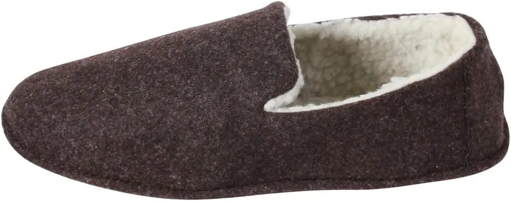 Home Slipper Men's Slippers Casual Fleece Moccasin Slippers Indoor Anti-Slip House Shoes