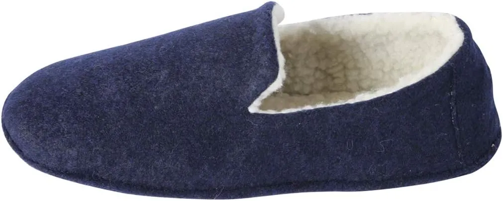 Home Slipper Men's Slippers Casual Fleece Moccasin Slippers Indoor Anti-Slip House Shoes