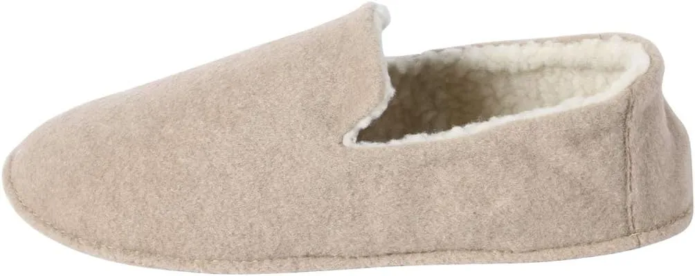 Home Slipper Men's Slippers Casual Fleece Moccasin Slippers Indoor Anti-Slip House Shoes