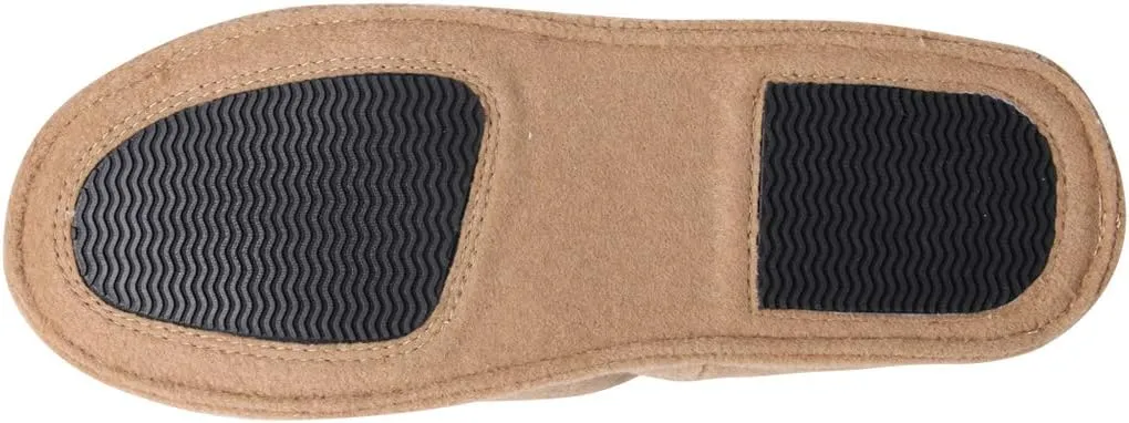 Home Slipper Men's Slippers Casual Fleece Moccasin Slippers Indoor Anti-Slip House Shoes