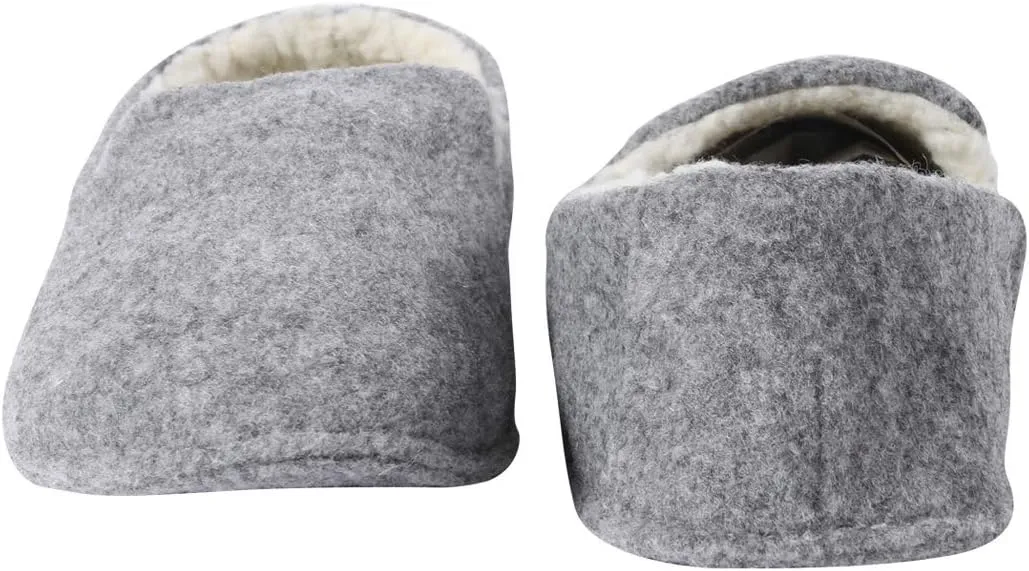 Home Slipper Men's Slippers Casual Fleece Moccasin Slippers Indoor Anti-Slip House Shoes