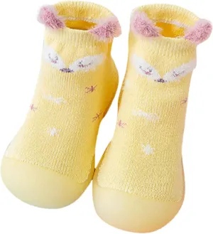 Infant Boys Girls Animal Cartoon Shoes Toddler Fleece WarmThe Floor Non Slip Prewalker Shoes Toddler 11 Shoes Boys