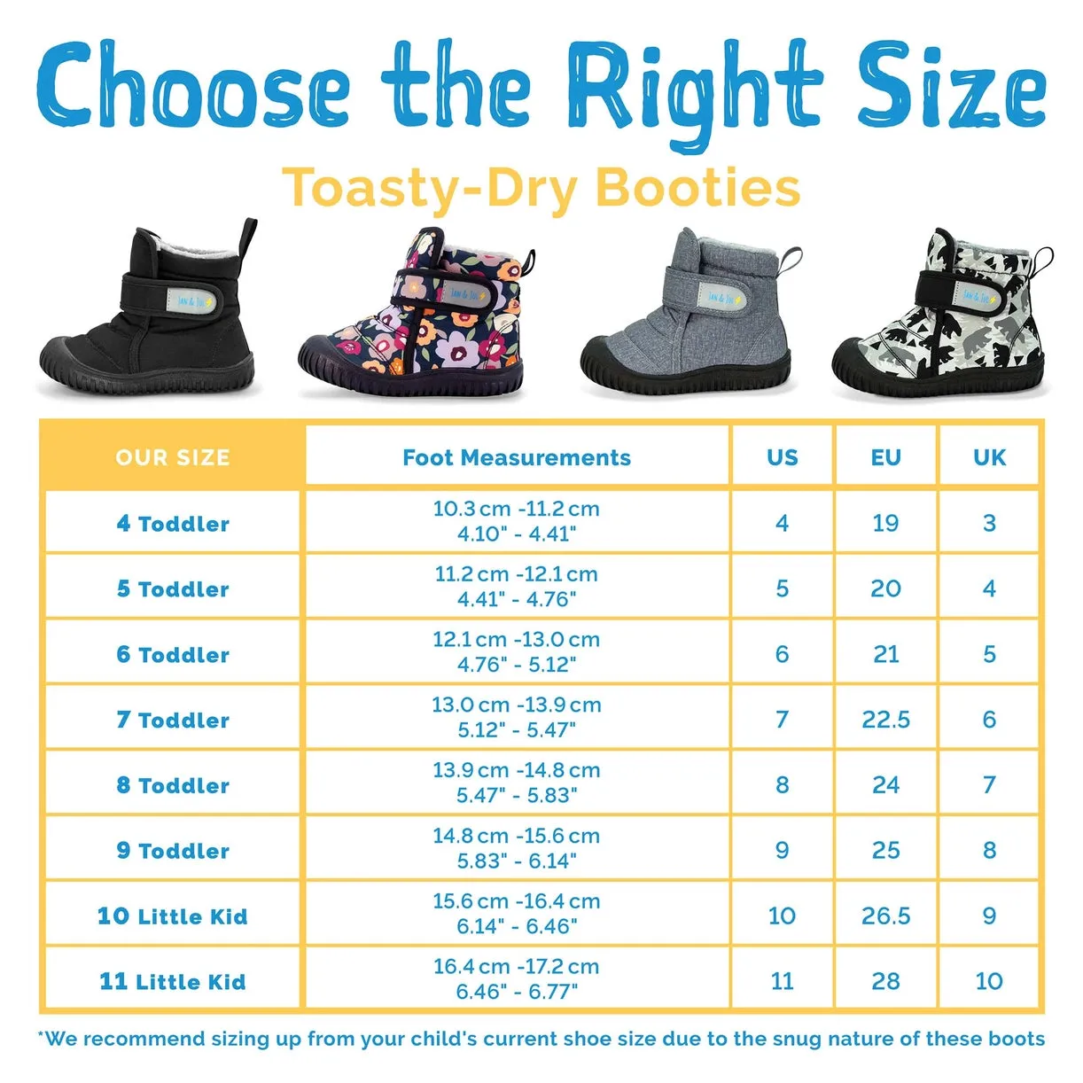 Jan & Jul Kids Toasty-Dry Boots/Booties - Navy Forest