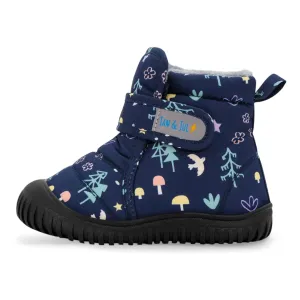 Jan & Jul Kids Toasty-Dry Boots/Booties - Navy Forest