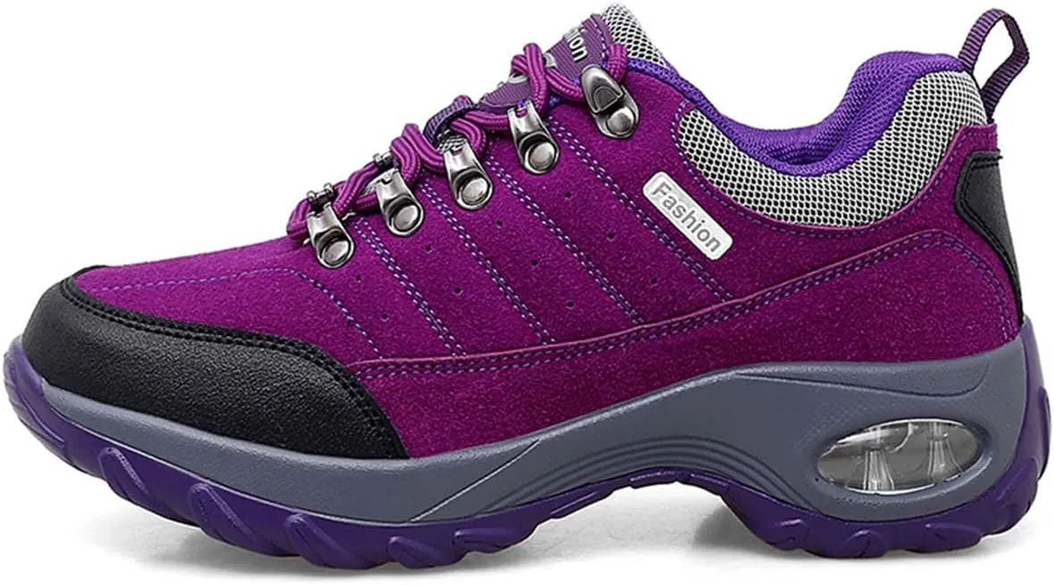 JOEupin Women's Hiking Shoes with Non-Slip Breathable Lightweight Low Top for Outdoor Trailing Trekking Walking Climbing Travel