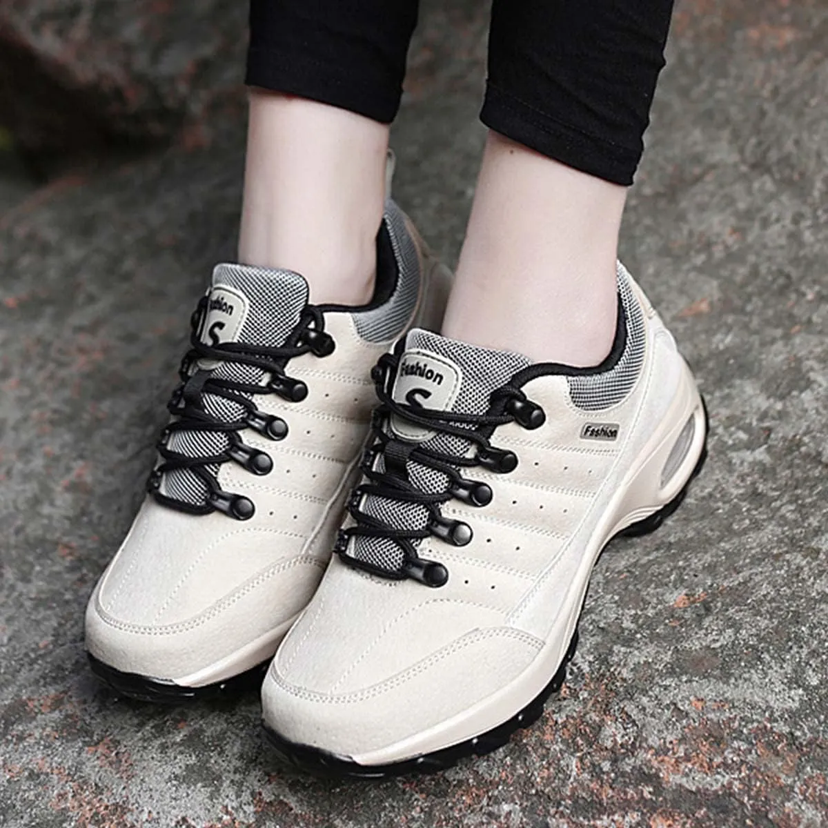 JOEupin Women's Hiking Shoes with Non-Slip Breathable Lightweight Low Top for Outdoor Trailing Trekking Walking Climbing Travel