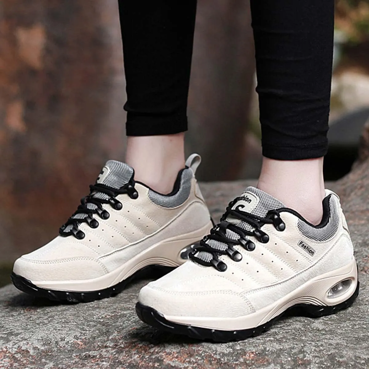 JOEupin Women's Hiking Shoes with Non-Slip Breathable Lightweight Low Top for Outdoor Trailing Trekking Walking Climbing Travel