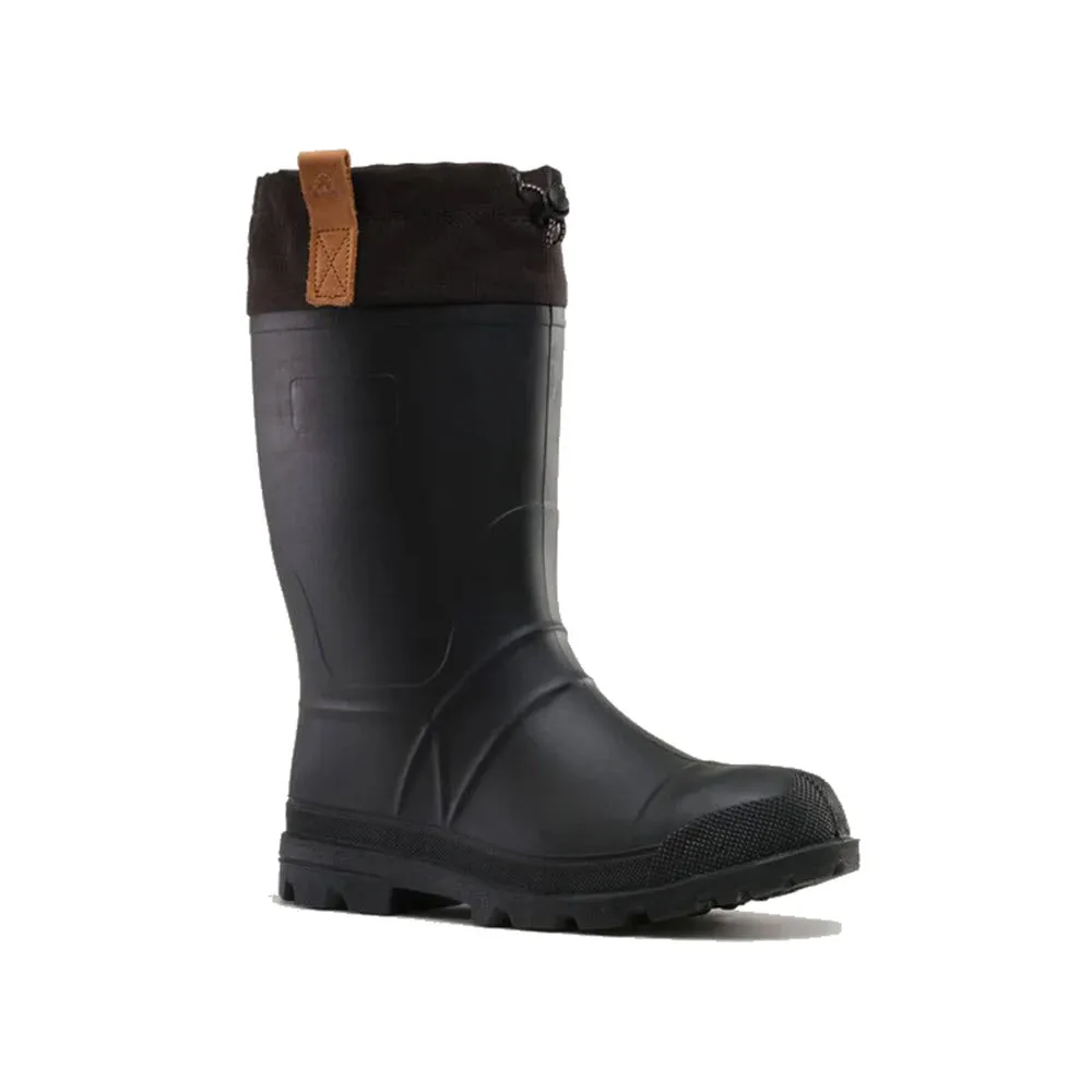KAMIK TUNDRA TALL INSULATED RUBBER BOOT BLACK - MENS