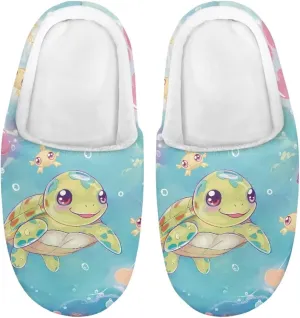 Kids Plush Slippers for Kids Anti-slip House Slippers Cozy Bedroom Slippers Winter House Shoes