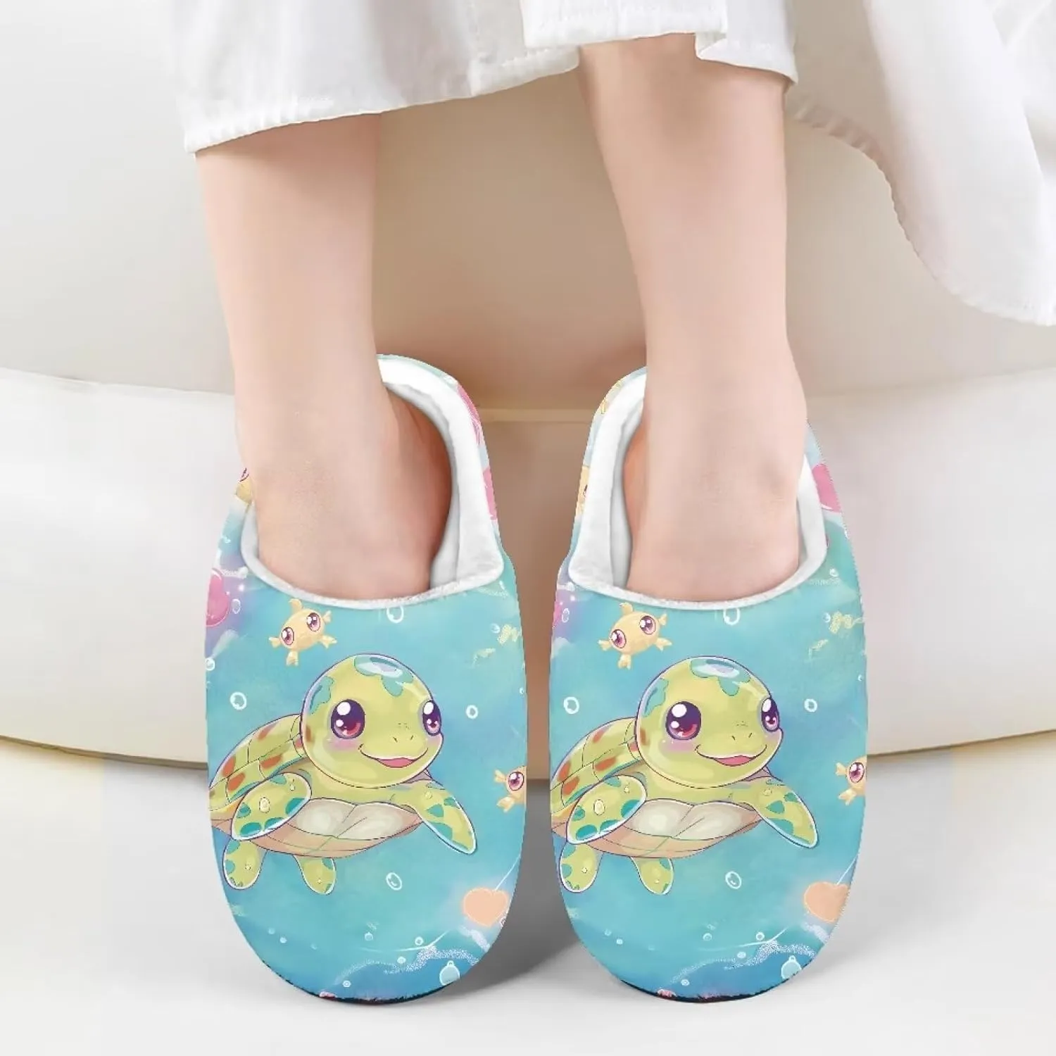 Kids Plush Slippers for Kids Anti-slip House Slippers Cozy Bedroom Slippers Winter House Shoes
