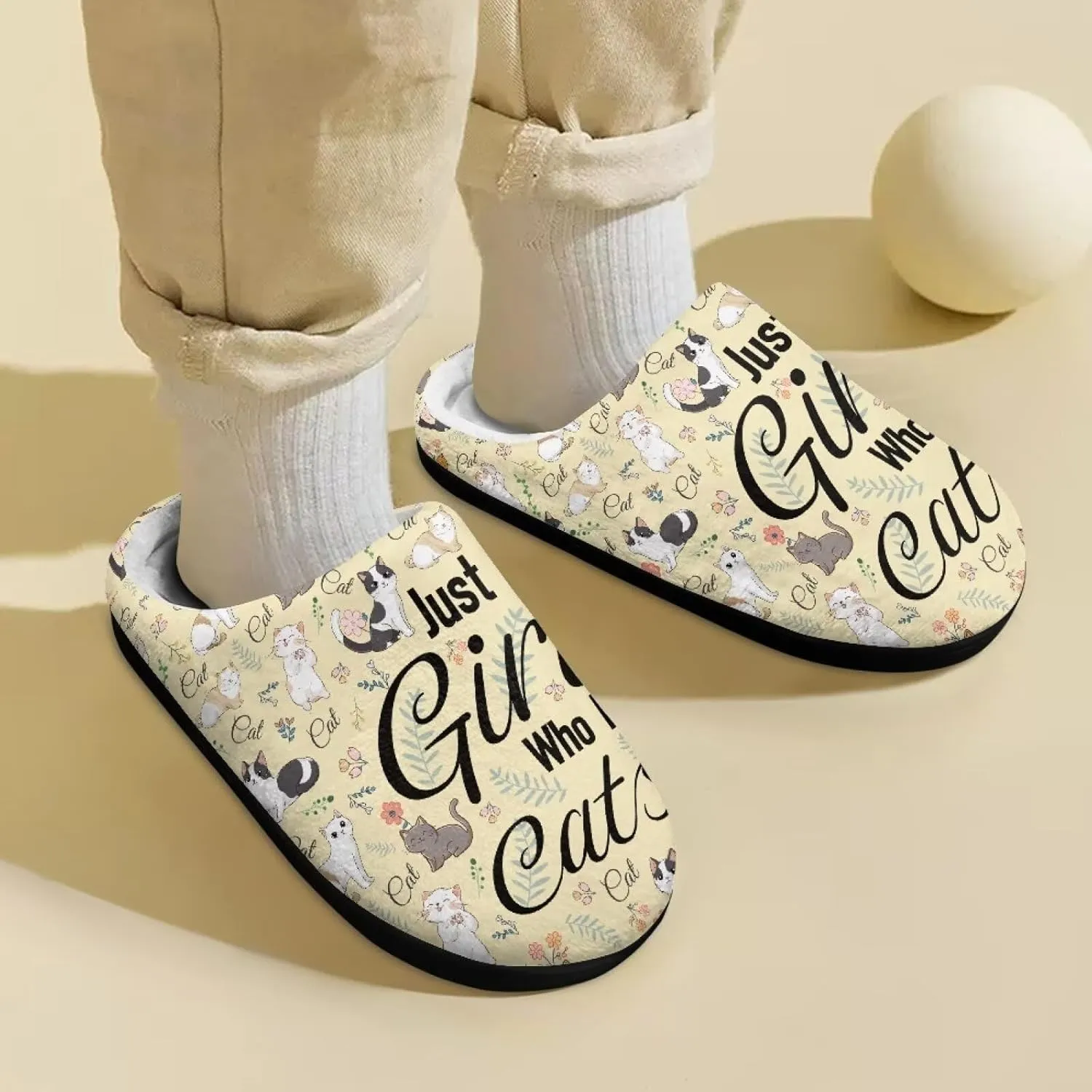 Kids Plush Slippers for Kids Anti-slip House Slippers Cozy Bedroom Slippers Winter House Shoes