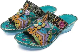 Ladmiple Sandals Women Dressy Summer Flat Arch Support Fashion Orthotic Slides Lightweight Slip On Orthopedic Slippers